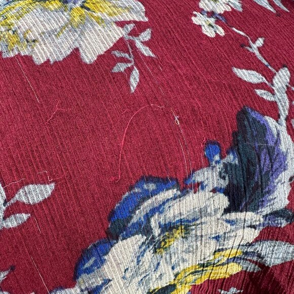 Ali & Jay Maxi Dress Womens Size M Multicolor Bohemian Rhapsody Floral Cut Out - Picture 10 of 13